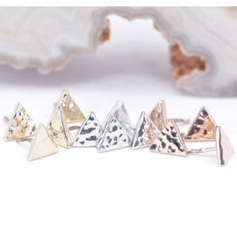 BVLA Hammered Triangle Threadless End