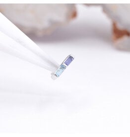BVLA Rosalia Swiss Blue Topaz & Iolite White Gold Threadless End