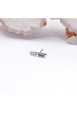 BVLA Rosalia with Swiss Blue Topaz and Genuine Grade AA Iolite in 14k White Gold Threadless End by BVLA!
