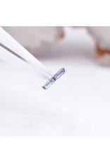 BVLA Rosalia with Swiss Blue Topaz and Genuine Grade AA Iolite in 14k White Gold Threadless End by BVLA!
