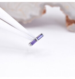 BVLA Rosalia Amethyst White Gold Threadless End