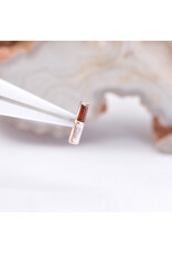 BVLA Rosalia with Grade AA Garnet and CZ in 14k Rose Gold Threadless End by BVLA!