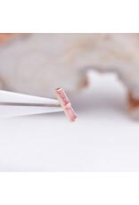 BVLA Rosalia with Padparadscha Sapphire in 14k Yellow Gold Threadless End by BVLA!