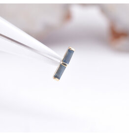 BVLA Rosalia London Blue Topaz Yellow Gold Threadless End