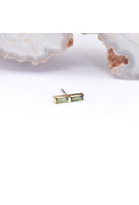 BVLA Rosalia with Grade AA Green Tourmaline in 14k Yellow Gold Threadless End by BVLA!