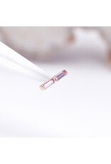 BVLA Rosalia with Padparadscha Sapphires in 14k Yellow Gold Threadless End by BVLA!