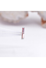 BVLA Rosalia with Padparadscha Sapphires in 14k White Gold Threadless End by BVLA!