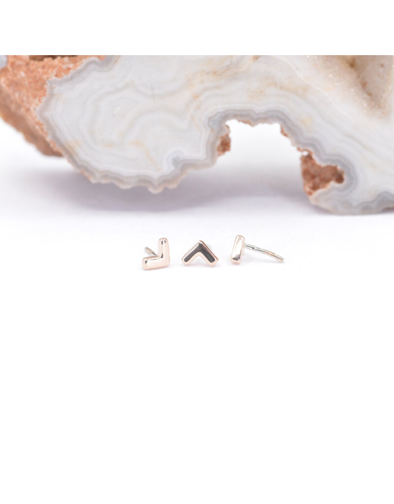 BVLA Flat V 14k Gold Threadless Ends by BVLA!