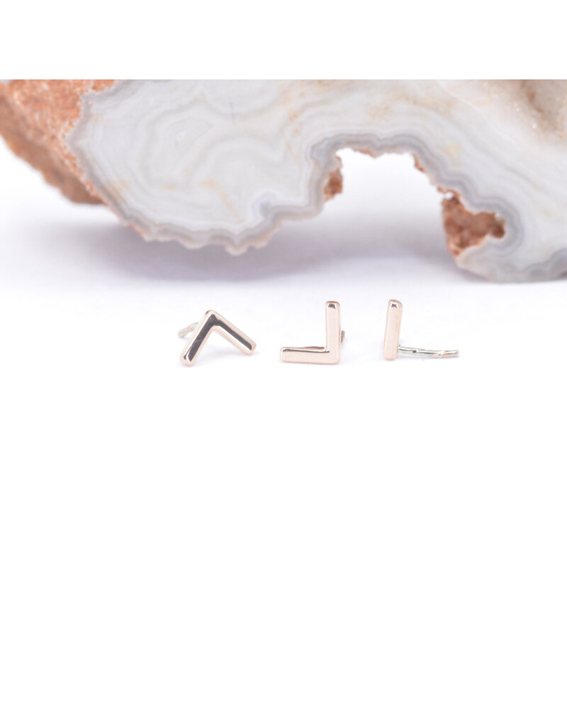 BVLA Flat V 14k Gold Threadless Ends by BVLA!