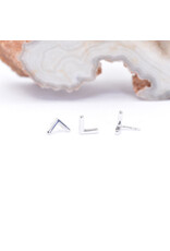 BVLA Flat V 14k Gold Threadless Ends by BVLA!