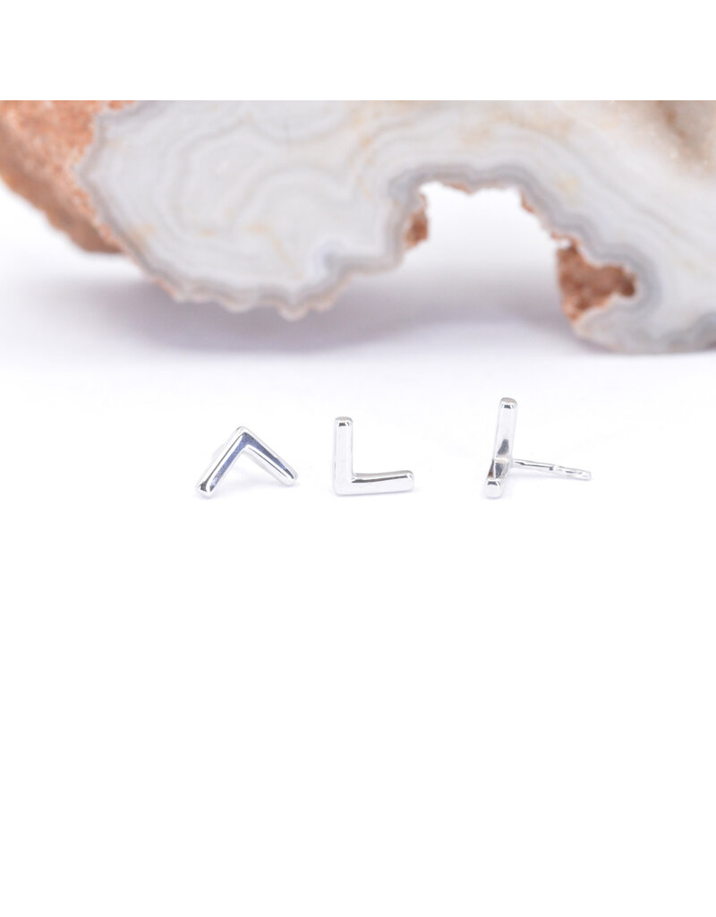 BVLA Flat V 14k Gold Threadless Ends by BVLA!