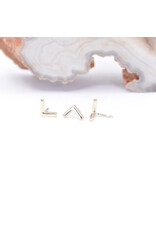 BVLA Flat V 14k Gold Threadless Ends by BVLA!
