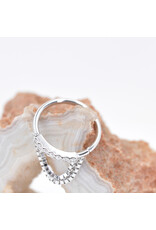 BVLA 18g Machina Seam Rings with Genuine VS  Diamonds in 14k Gold by BVLA!