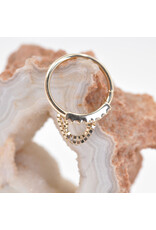 BVLA 18g Machina Seam Rings with Genuine VS  Diamonds in 14k Gold by BVLA!