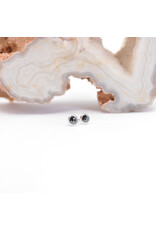 BVLA 2mm Cup with Rose Cut Black Diamond in 14k White Gold Threadless Ends by BVLA!