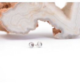 BVLA 2mm Rose Quartz White Gold Threadless Ends