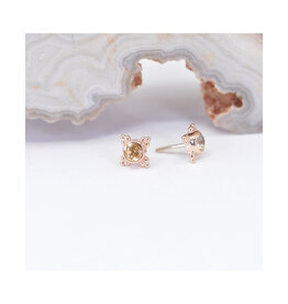 BVLA Mini Kandy Citrine Yellow Gold Threadless Ends