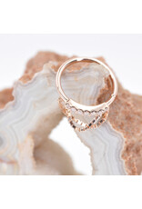BVLA 18g Machina Seam Rings with Genuine VS  Diamonds in 14k Gold by BVLA!