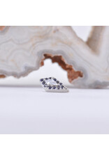 BVLA Avalon with Genuine VS Diamond and Iolite in 14k White Gold 16g Threaded End by BVLA!