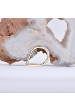 BVLA Polished Teardrop in 14k Gold 16g 5/16" x 7/16" Seam Rings by BVLA