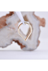 BVLA Polished Teardrop in 14k Gold 16g 5/16" x 7/16" Seam Rings by BVLA