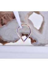 BVLA Polished Teardrop in 14k Gold 16g 5/16" x 7/16" Seam Rings by BVLA