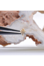 BVLA Timka with Rose Cut Labradorite in 14k Yellow Gold 16g Threaded End by BVLA!