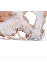 BVLA 16g 3/8" Right Facing Amity Seam Rings in 14k Gold by BVLA!