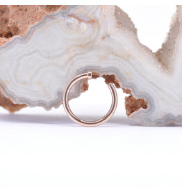 BVLA 18g 5/16" 1.5mm Disc Rose Gold Nostril Nail