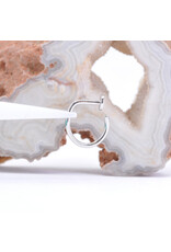 BVLA 18g 5/16" Nostril Snail with 3mm Hammered Disc in 14k Gold by BVLA!