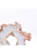 BVLA 18g 5/16" Nostril Snail with 3mm Hammered Disc in 14k Gold by BVLA!