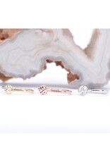 BVLA 18g 5/16" Nostril Snail with 3mm Hammered Disc in 14k Gold by BVLA!