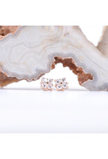 BVLA 4mm Reema with CZ in 14k Gold Threadless Ends by BVLA!