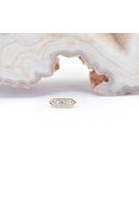 BVLA Sillan with CZ in 14k Gold Threadless Ends by BVLA!