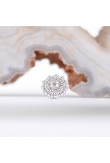 BVLA 6mm Afghan with CZ in 14k Gold Threadless Ends by BVLA!