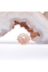 BVLA 6mm Afghan with CZ in 14k Gold Threadless Ends by BVLA!
