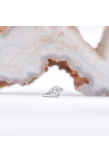 BVLA Dario with CZ in 14k Gold Threadless Ends by BVLA!