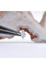 BVLA Dario with CZ in 14k Gold Threadless Ends by BVLA!