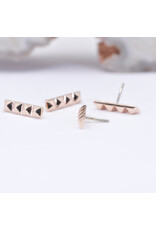 BVLA Pyramid Strip 14k Gold Threadless Ends by BVLA!