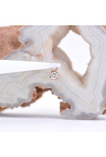 BVLA Bezel Charm with Genuine VS Diamond in 14k Gold by BVLA