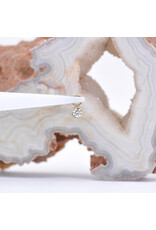 BVLA Bezel Charm with Genuine VS Diamond in 14k Gold by BVLA
