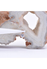 BVLA 2.5mm Bezel Charms with CZ in 14k Gold by BVLA