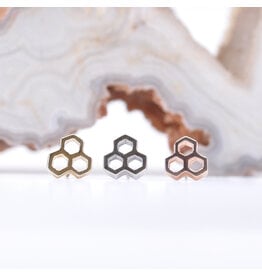BVLA Rayon 14k Gold Threadless Ends