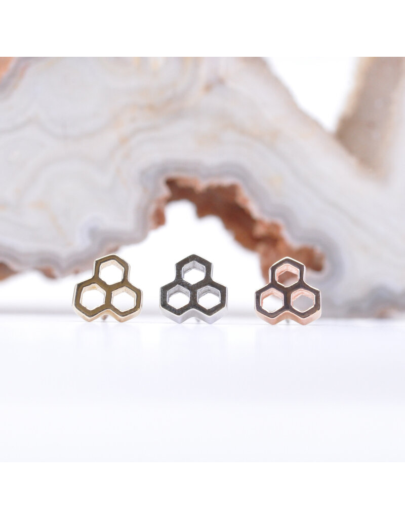 BVLA Rayon Threadless Ends in 14k Gold by BVLA!