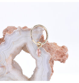 BVLA Sunstone Marquise Charms 14k Yellow Gold by BVLA