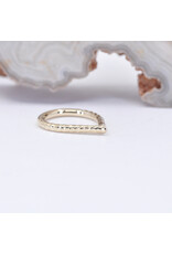 BVLA Hammered Teardrop in 14k Gold 16g 5/16" x 7/16" Seam Rings by BVLA