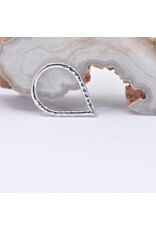 BVLA Hammered Teardrop in 14k Gold 16g 5/16" x 7/16" Seam Rings by BVLA