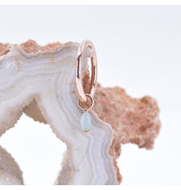 BVLA Chrysoprase Marquise Charms 14k Rose Gold by BVLA