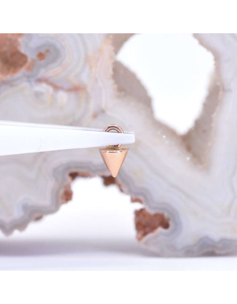 BVLA 3mm Spike Charm in 14k Rose Gold by BVLA