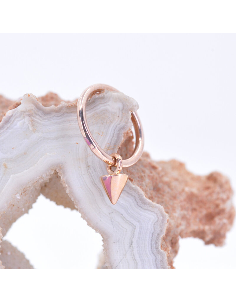 BVLA 3mm Spike Charm in 14k Rose Gold by BVLA